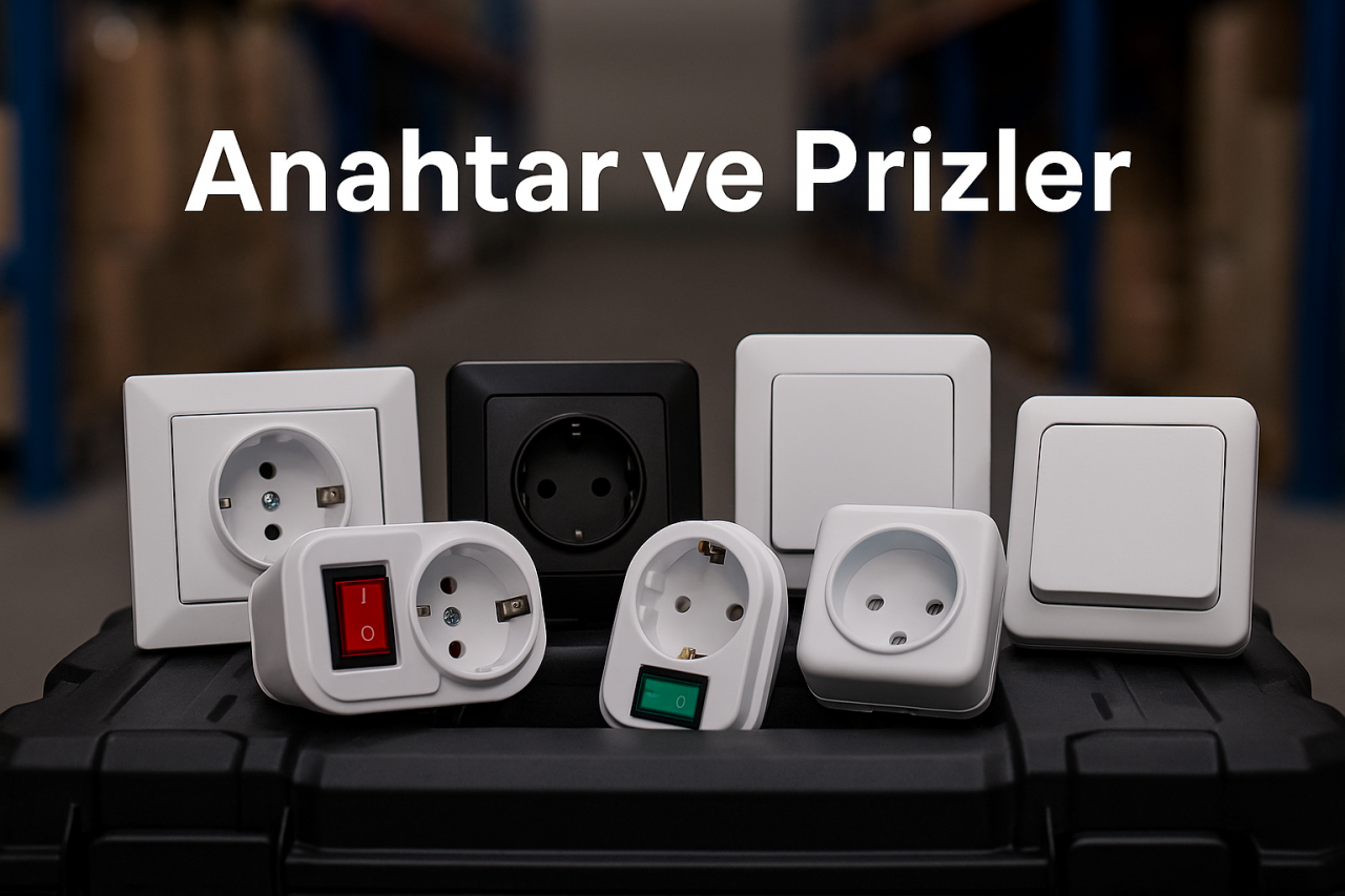 Toptan Anahtar ve Priz Satışı 2025 | Endüstriyel Elektrik Malzemeleri | Çetinler Rezistans