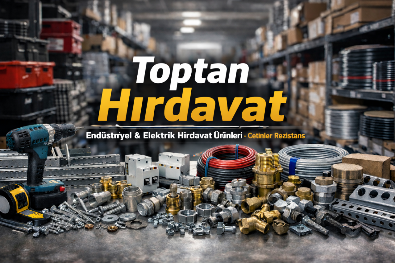 Toptan Hırdavat  | Çetinler Rezistans ile Güçlü ve Güvenilir Tedarik
