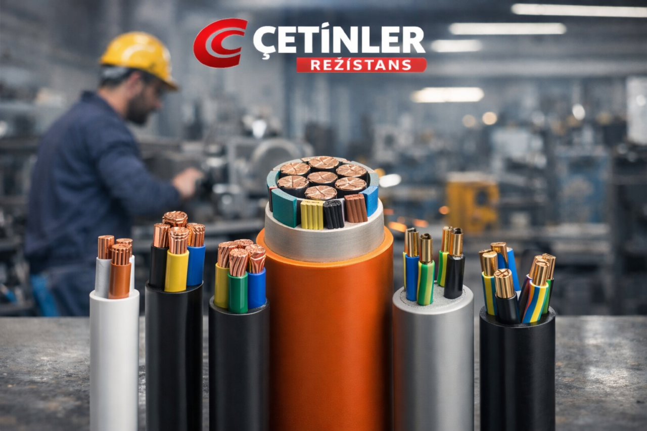 Elektrik Kablosu | Sanayi Tipi & Endüstriyel Kablo Çeşitleri | Çetinler Rezistans