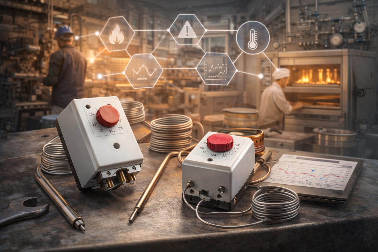 Gazlı Spiralli Termostat Fiyatları ve Modelleri – Çetinler Rezistans