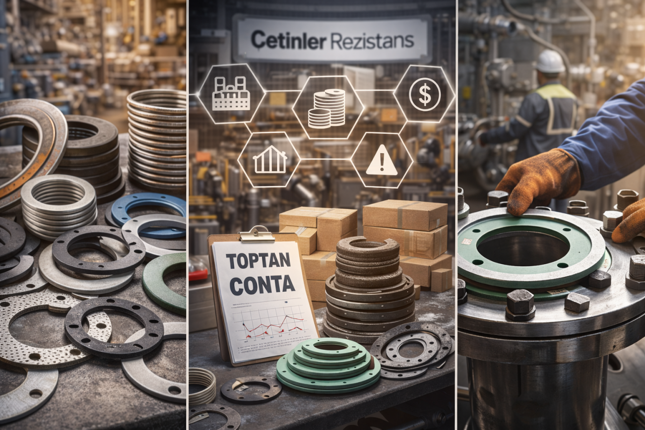 Toptan Conta Satışı | Endüstriyel & Isıya Dayanıklı Conta – Çetinler Rezistans