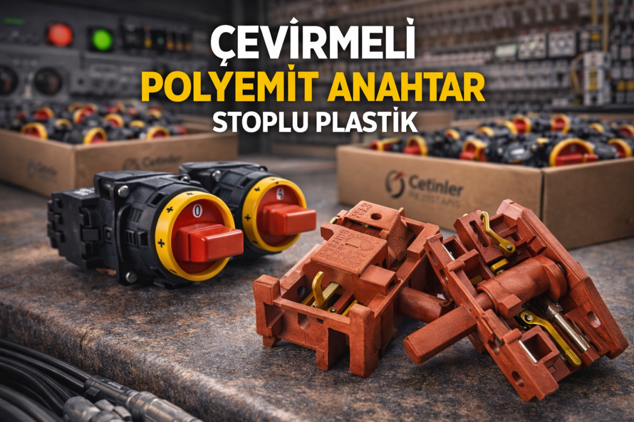 Çevirmeli Polyemit Anahtar | Stoplu Plastik Anahtar – Çetinler Rezistans