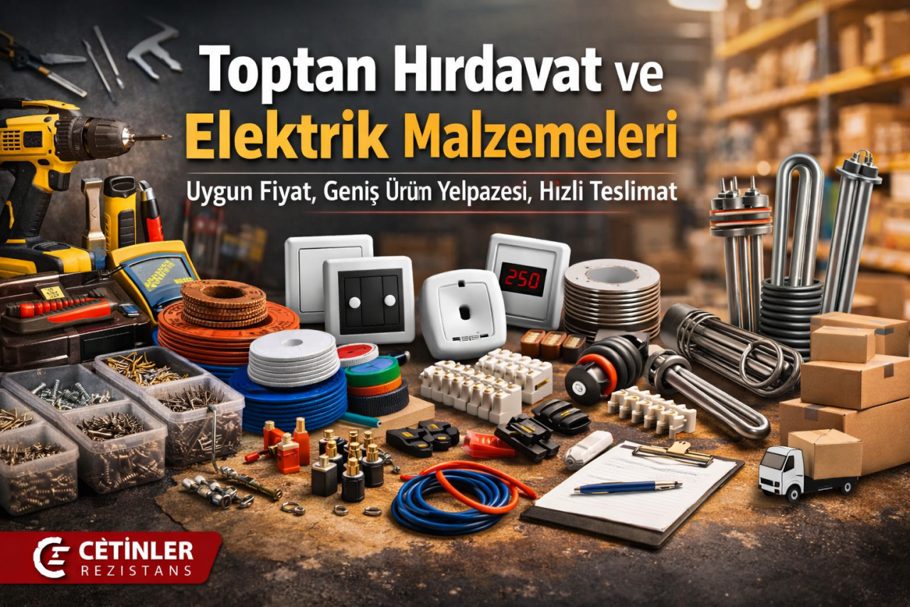 Toptan Hırdavat & Elektrik Tesisat Malzemeleri | Çetinler Rezistans