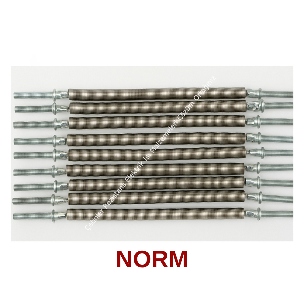 500 Watt 110 Volt Seri Cam Spiral Rezistans Teli 1. Kalite (10’lu Paket)