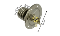 5500 Watt Delikli Kısa Mutfak Şofben Rezistansı 220 Volt