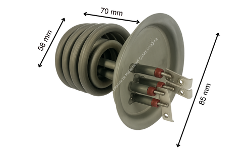 5500 Watt Kısa Mutfak Şofben Rezistansı 220 Volt