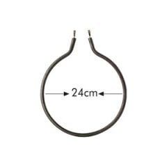 750W Orta Ampul Tipi Fırın Boru Rezistansı 220V Soketli