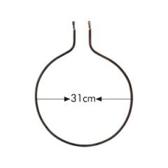 1000W Ampul Tipi Büyük İnce Fırın Boru Rezistansı 220V