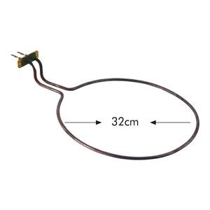 750 Watt İnce Fırın Rezistansı Ördek Kafa Flanşlı 220 Volt
