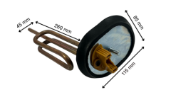 2000 Watt Ariston Bakır G5 Flanşlı Termosifon Rezistansı 220 Volt