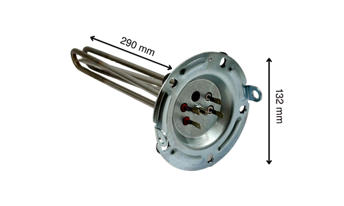 Arçelik Çift Elemanlı Flanşlı Titanyum Termosifon Rezistansı