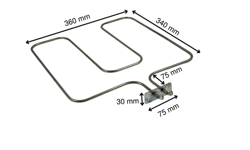 1200 Watt Fırın Boru Rezistansı 220 Volt