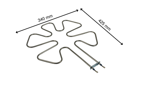 1500 Watt Yonca Tipi Fırın Rezistansı 220 Volt