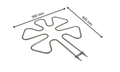 1500 Watt Yonca Tipi Fırın Rezistansı 220 Volt