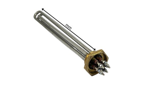 4500 Watt 1-14 Üç Elemanlı 300mm Kafalı Rezistans 380 Volt