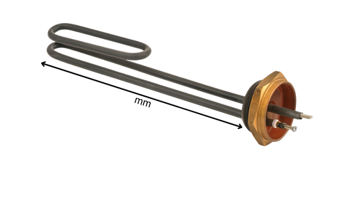 1500 Watt 1-1/2 İnç Pot Isıtıcı 230 Volt 150 mm