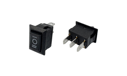 1-0-2 Mini Mini Işıksız Anahtar 3 Bağlantılı 3 Amper