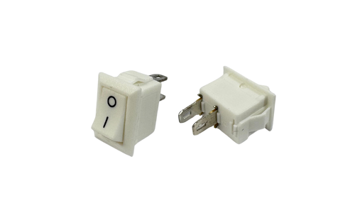 Mini Mini  Beyaz Işıksız Anahtar 2 Bağlantılı 3A