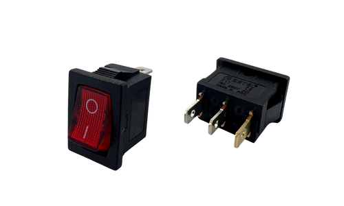 Mini Işıklı Anahtar 3 Bağlantılı 16 Amper