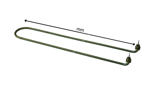 1500-2000 Watt Kıvrık Benmari Rezistansı 220 Volt 30 cm
