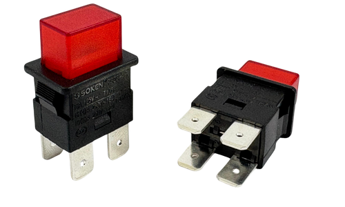 Işıklı Süpürge Butonu 4 Soketli