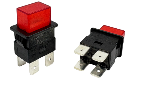 Işıklı Süpürge Butonu 4 Soketli