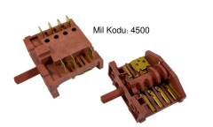 3+4 Çevirmeli Polyemit Sürekli Döner Anahtar