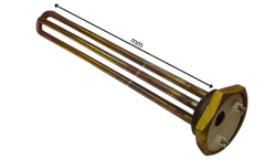 2000 Watt 1-1/4 Termiksiz Düz Bakır Termovat Isıtıcı Yerli 220 Volt 40 cm 40cm