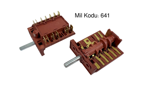 6+7 Çevirmeli Polyemit Anahtar Sürekli Döner