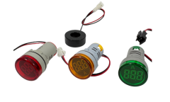 22mm Ledli Ampermetre 0-100 Amper