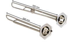 2500W 1-1/4 Krom Yağlı Radyatör Rezistansı 220 Volt 32 cm