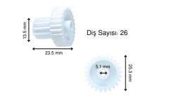 Tefal 1000 Devir Ara Dişlisi