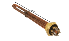 6000 Watt 2 İnç Bakır Kafalı Rezistans 220/380 Volt 35 cm