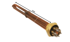 12000 Watt 2 İnç Bakır Kafalı Rezistans 220/380 Volt 45 cm