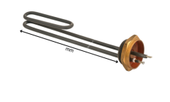 2500 Watt 1-1/2 İnç Pot Isıtıcı 230 Volt 26 cm