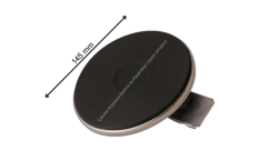 1000 Watt Ocak Pleyti 14.5cm 2 Soketli 220 Volt