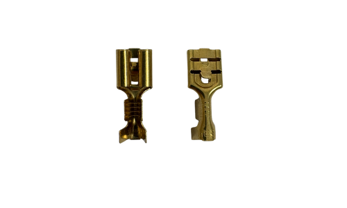 Tırnaklı Geçmeli Dişi Terminal (6.3 mm) 300 Adet