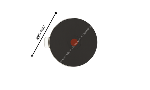 2600 Watt  Rapidli Ocak Pleyti 22 cm 380/440 Volt