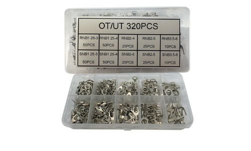 320 Parça Krom Delikli ve Ay Terminal Seti