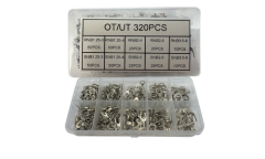 320 Parça Krom Delikli ve Ay Terminal Seti