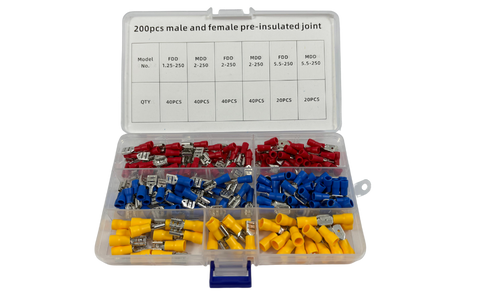 200 Parça İzoleli Dişi - Erkek Terminal Seti