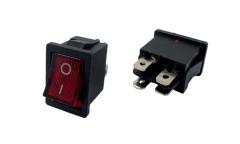 Mini Kırmızı Işıklı Anahtar 4 Bağlantılı