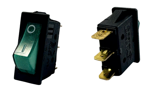 Tekli Yeşil Işıklı Anahtar 16 Amper