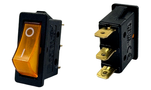 Tekli Sarı Işıklı Anahtar 16A