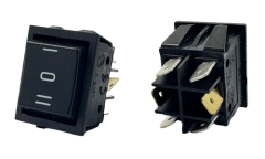 1-0-2 Geniş Işıksız Anahtar 6 Bağlantılı