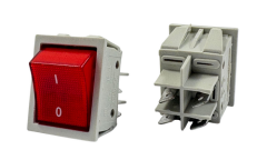 Geniş Işıklı Anahtar 4 Bağlantılı 25 Amper  1. Kalite