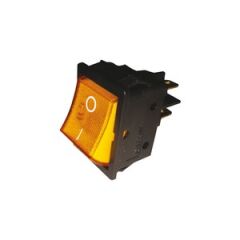 Geniş Işıklı Anahtar 4 Bağlantılı 16 Amper Sarı