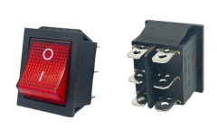 0-1 Geniş Işıklı Anahtar 6 Bağlantılı 16 Amper