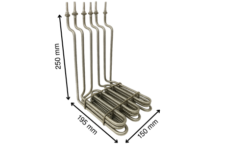 3x2500 Watt Sanayi Tipi Fritöz Rezistansı 380 Volt