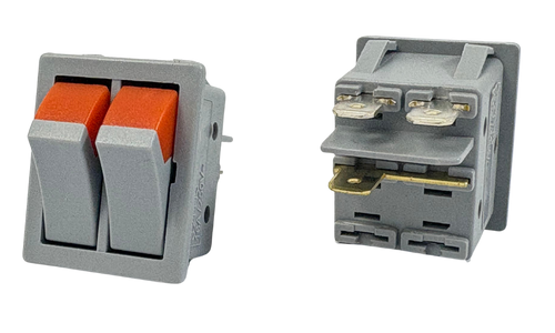 İkili Çift Renk Işıksız Anahtar Gri 16 Amper